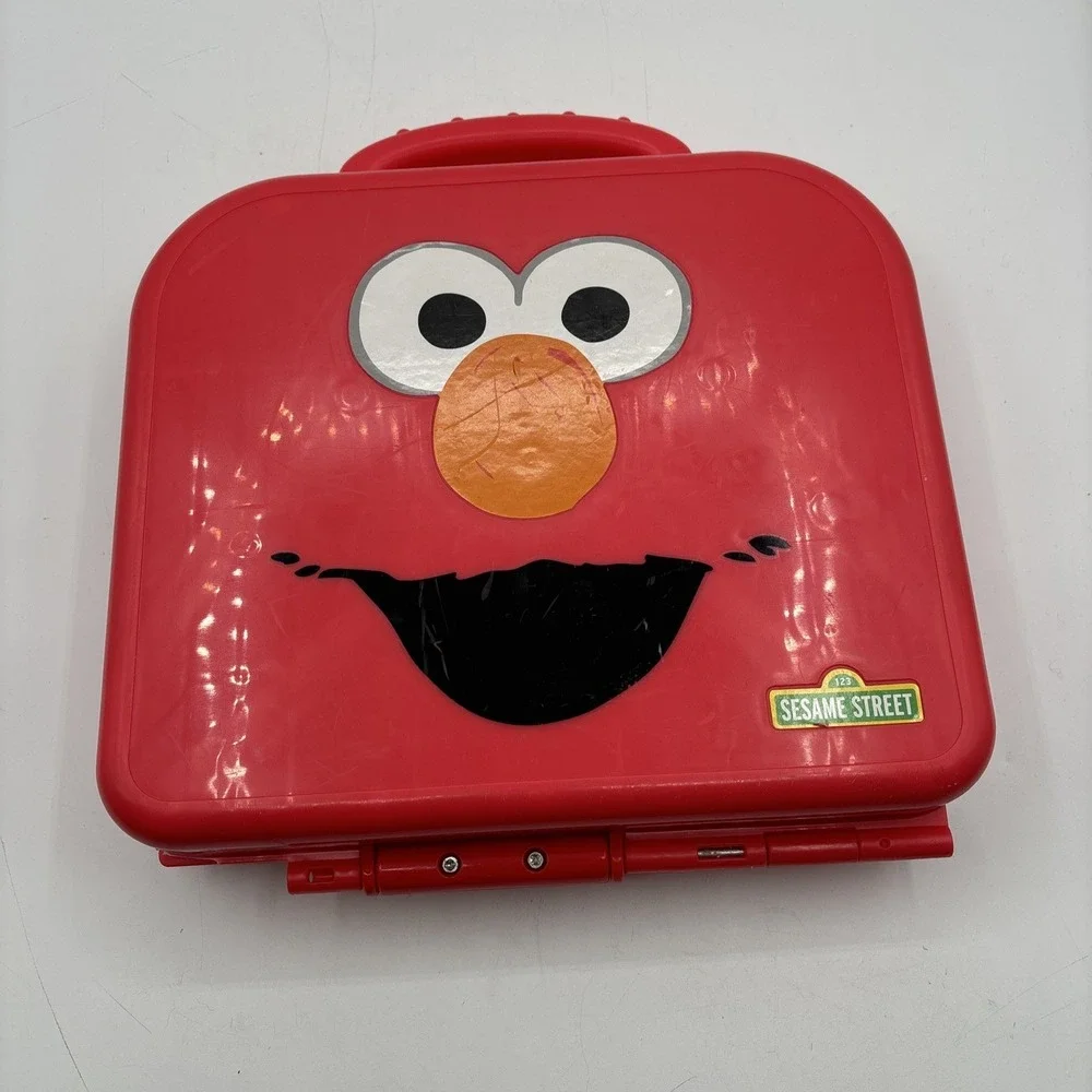 Sesame Street Elmo On The Go Alphabet ABC Puzzle Carry Case Preschool Baby Toy